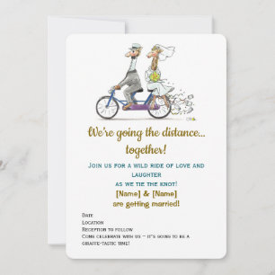 Funny Giraffe Wedding Save The Date