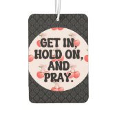 Funny Girl Acht Fahrer Cherry Pink Car Autolufterfrischer (Rückseite)