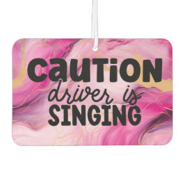 Funny Girl Achtsame Fahrer Marble Pink Car B Autolufterfrischer