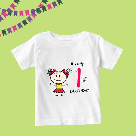 Funny Girl Baby T-shirt