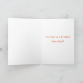 Funny Girl Birthday Card Karte (Innenseite)