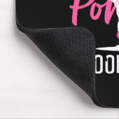 Funny Girl Karate Design Kinder Kickboxing Mousepad (Ecke)