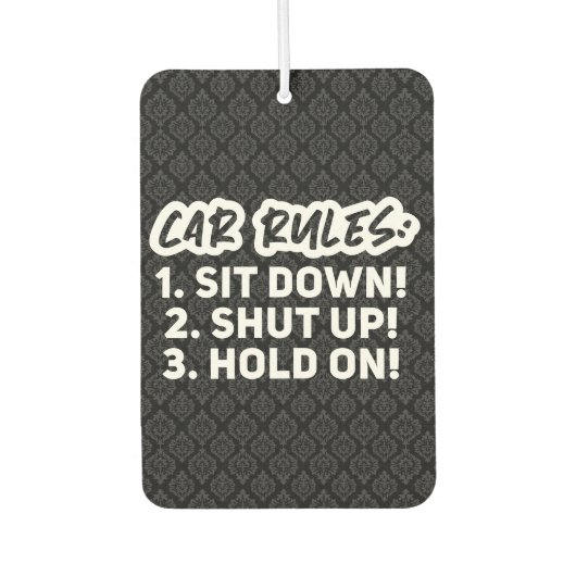 Funny Girl Quotes Black Car Autolufterfrischer (Vorderseite)