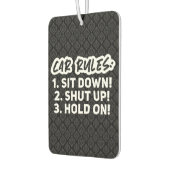 Funny Girl Quotes Black Car Autolufterfrischer (Links)