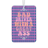 Funny Girl Quotes Pink Car Autolufterfrischer (Rückseite)