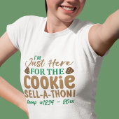 Funny Girl Scout Cookie Sell-A-Thon Custom T-Shirt