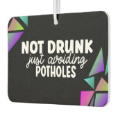 Funny Girl Typ Vorsichtig Fahrer Neonrosa Auto Autolufterfrischer (Links)