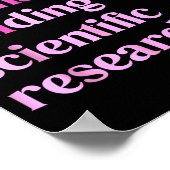 Funny Girls Just W Have Funding For Scientific Wom Poster (Ecke)