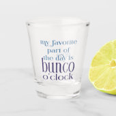 Funny Girls Night Out Bunco Party Schnapsglas (Vorderseite)