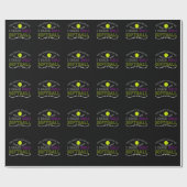 Funny Girls Softball Coach Geschenkpapier (Flach)