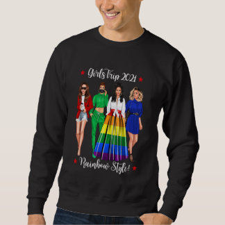 Funny Girls Trip Lgbtq Urlaub Gay Frau Lesbian Sweatshirt