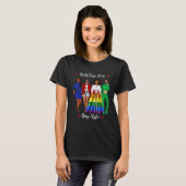 Funny Girls Trip LGBTQ Vacation Gay Black Woman He T-Shirt (Vorne ganz)