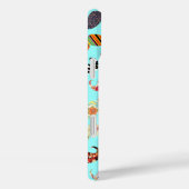 Funny Girly farbenfrohe Aztec Patterns Mustaches Case-Mate iPhone Hülle (Rückseite / Rechts)