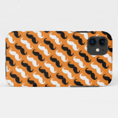 Funny Girly Mustache 3 Case-Mate iPhone Hülle (Rückseite (Horizontal))