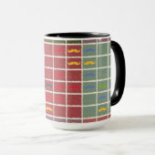 Funny Girly Mustache Tasse (VorderseiteRechts)