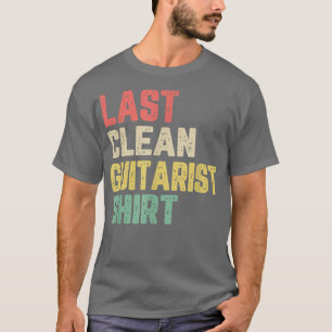 Funny Gitarrist Vintag Retro Musician Gitarre Lieb T-Shirt