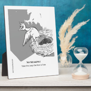 Funny Give me Courage Plaque Fotoplatte