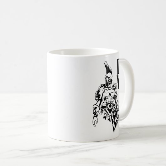 Funny Gladiator 67 Meme Roman Numerals Lxvii Viral Kaffeetasse (VorderseiteRechts)