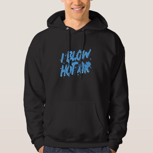 Funny Glassblaswing Glassblume Gläser blasen Hoodie (Vorderseite)