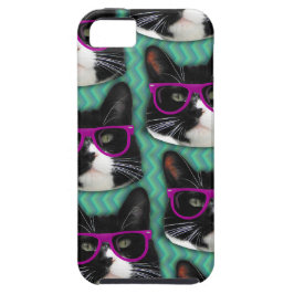 Funny Glasses Tuxedo Cat Epic Fun Muster Case-Mate iPhone Hülle