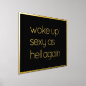 Funny glauben an Ihr selbst Zitat Gold Foil Prints Foliendrucke (Ablage )