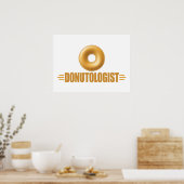 Funny Glazed Donut Lover Poster (Küche)