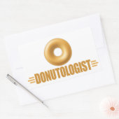Funny Glazed Donut Lover Rechteckiger Aufkleber (Umschlag)