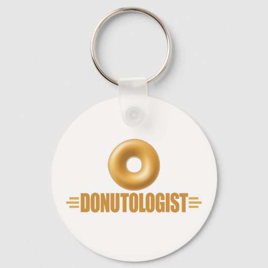 Funny Glazed Donut Lover Schlüsselanhänger (Vorderseite)