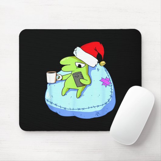 Funny Glep Christmas Mousepad (Mit Mouse)