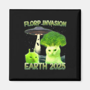 Funny Glerp Glorp Funny Alien Cat Meme Vintag T-s Magnet