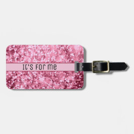 Funny Glitzer Rose Gold Gepäckanhänger