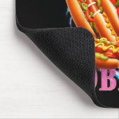 Funny Glizzy Gobbler Meme Hilarious Hot Dog Glizzy Mousepad (Ecke)