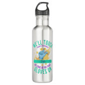 Funny Glove Customizable (Medical Job) - CNA Edelstahlflasche (Vorderseite)