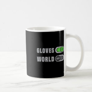 Funny Gloves on World Off Fitness Boxing T-Shirt W Kaffeetasse