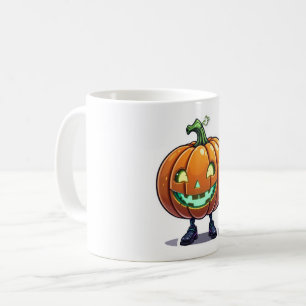 Funny Glows Pumpkin Face Halloween Tasse Coffe Cup