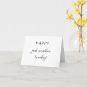 Funny glückliche valentine's day minimalistisch ei karte (Gelbe Blume)