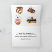 Funny Gluten Free Geburtstagkarte Karte (Innenseite)