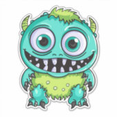 Funny Gnom Aufkleber (Vorderseite)