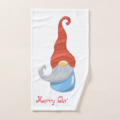 Funny gnome  badhandtuch set (Handtuch)