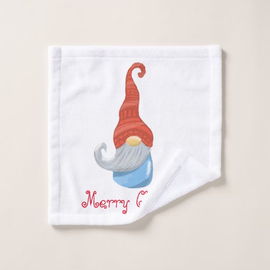 Funny gnome badhandtuch set (Waschlappen)