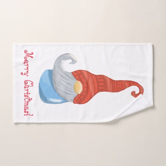 Funny gnome badhandtuch set (Handtuch)