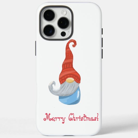 Funny Gnome Case-Mate iPhone Hülle (Rückseite)