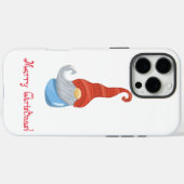 Funny Gnome Case-Mate iPhone Hülle (Rückseite (Horizontal))