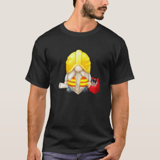 Funny Gnome Construction Worker Matching Family T-Shirt