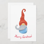 Funny gnome dankeskarte (Vorne/Hinten)