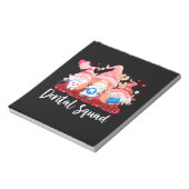 Funny Gnome Dental Squad Leprechaun Zahnarzt Notizblock (Rotiert)