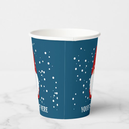 Funny gnome drucken kundenspezifische Papier Weihn Pappbecher (Rechts)