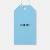 Funny Gnome Fart Birthday Gift Tag  Geschenkanhänger (Rückseite)