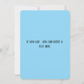 Funny Gnome Fart Blow Out The Birthday  Einladung (Rückseite)