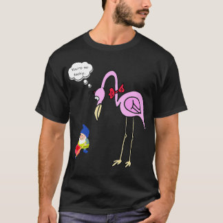 Funny gnome flamingo so kitschig Geschenkgardenin T-Shirt